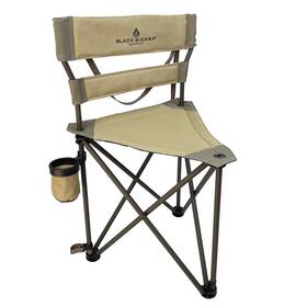 Hch-004-tan-bse Black Sierra Equipment Xl Tripod Hunting Stool Foldable Seat X-large Tan