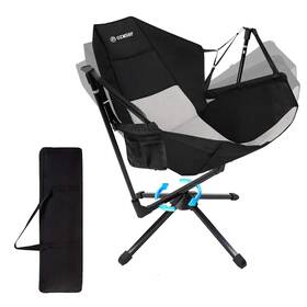 Boyven-9jqee Boyven 360 Degrees Swivel Camping Chair 43.5 Inch X 35.5 27.5 Dark Grey
