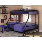 Bunk Beds Metal Twin Over Full Kids Furniture Room Teens Dorm College Bedroom 806315188262