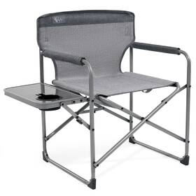 Busy Bee 844093074834 Kids Camping Chair With Foldable Side Table Large Grey