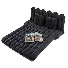 Byomostor 762855526752 Suv Air Mattress With Drink And Holder Flocked-top Car 2 Pil