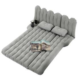 Byomostor 762855826777 Suv Air Mattress With Cup And Phone Holder Flocked-top Inflatable Car