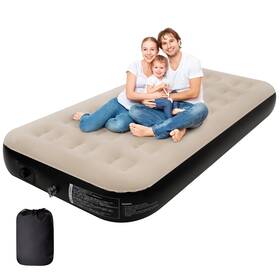 Calanofin 756190831121 Twin Air Mattress With Built-in Pump 10 Inch Height Inflatable Fast&easy