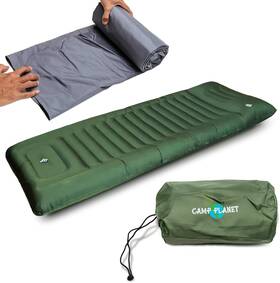 Cp-006green Camp Planet Sleeping Pad For Camping - 3.5 Inch Extra Thick Inflatable One Size Green
