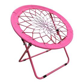 Camp Solutions 759337640808 Bungee Chair 27.5 Inches X 32.28 33.26 Pink