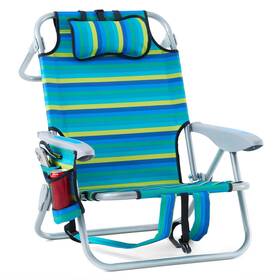 Canpsky 747086878740 Portable Recliners 20 Inches X 30 Multi Srtiped