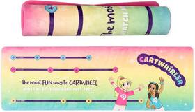 Cartwhirler 627987503647 Cartwheel Training Mats - At Home Gymnastics Ombre Rainbow From Pink To Blue