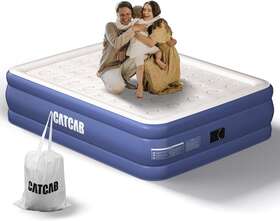 Catcab 689830450454 Air Mattress With Built-in Pump Inflatable Bed 0.6mm
