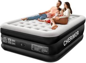 A-q-18-bkwh Cherimor Queen Air Mattress With Built-in Pump 18 Inch Raised Comfort 48hr Leak-proof Test