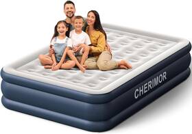 A-q-18-grwh Cherimor Air Mattress Queen With Built In Pump 18 Inch High Thicken Sturdy Inflatable Ma