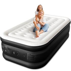 Ch08-txl18-bk-u1 Cherimor Twin Xl Air Mattress With Built-in Pump 18 Inch Raised Comfort 80 Length 48hr Le