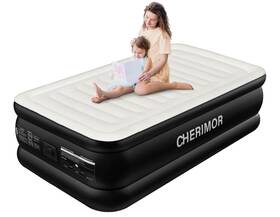 Ch12-txl-bkwh-u1 Cherimor Twin Xl Air Mattress With Built In Pump Upgraded 80 Inch Extra Long Size Ai