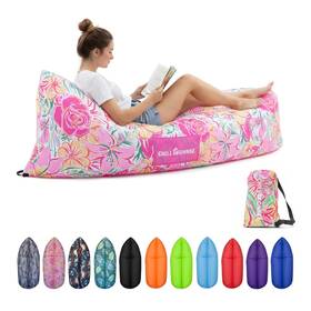 Chill Monkee 860014790522 Portable Inflatable 78 Inches X 36 24 Pink Lily