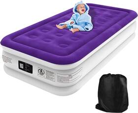 Chillsun 744759315069 16 Inch Twin Air Mattress With Built-in Pump - Double High Design