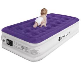 Chillsun 974148350041 Twin Air Mattress Inflatable Airbed With Built In Pump 3 Mins Quick Se Chillsun 974148350041 Twin Air Mattress Inflatable Airbed With Built In Pump 3 Mins Quick Se