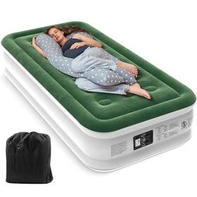 Zn-twin-16in Chillsun Zearna 16 Inch Twin Air Mattress With Built-in Pump For Home And Camping Use