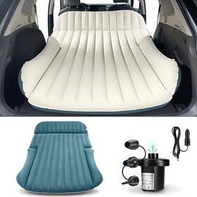 Ciremiv 798383576785 Suv Air Mattress 6 Inch Flocked Leakproof Car Bed With Pump And Pillow
