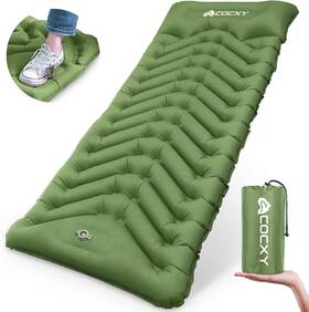 Hz-ygk02 Cocxy Sleeping Pad Ultralight Inflatable Mat With 197 X 68 8.5 Green