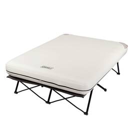 76501096811 Coleman Queen-size Airbed Cot Combination Folding Air Mattress With Steel Frame
