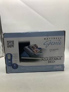 Contour 737709005288 Mattress Genie Inflatable Bed Wedge With Pump Quee Size