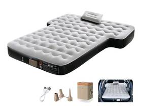 Coverado 445007854851 Suv Air Mattress Thickened Flocked-top With Wireless Built-in Pump Universal Fit