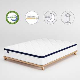 Cr-cy10qu001-us Crystli 10 Inch Mattress Queen Gel Memory Foam Innerspring Hybrid Pocket In A Box