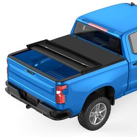 1wjlm2k5ctwhnwsqeypxhaa0 Cuisinsmart Soft Tri-fold Truck Bed Cover Fleetside 6.6ft Tonneau Compatible With C