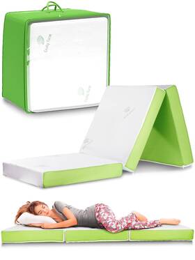 Cushy Form 850026418200 Floor Mattress - Foldable 4 Inch Foam Camping Bed With Case For Adul