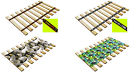 Fc888 Custom Toddler Wood Board Platform Kids Bed Size Support Crib Width Slats