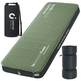 Cymula 698596046948 Self Inflating Sleeping Pad 4in Ultra-thick Foam Camping Mattress With Air P