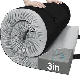 Cymula 706384341080 Memory Foam Camping Mattress Pad 75 Inch X38 X3