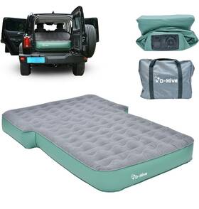 52x30x9in D-hive Ht-608a Suv Air Mattress Extra Firm Gray/green Waterproof Pvc Pump