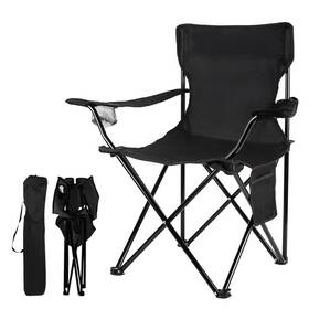 Damei Century 721114418337 Folding Camping Chairs- 31.5ft X 19.7ft Black