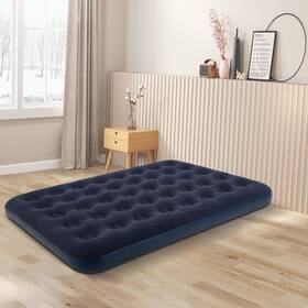 Lbtsp10009 Dc Diclasse Flocked Airbed Full Size Inflatable Sleeping Mattress Guest Bed Home