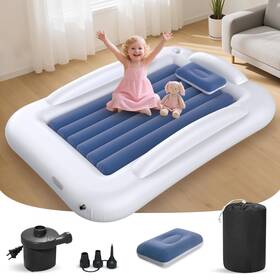 Dee-cqc-01 Deeteck Inflatable Toddler Travel Bed - 53in Portable For With Pump