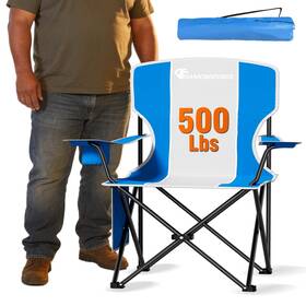 Ccos5bbg Diamondforge Oversized Camping Chairs 500 Lbs Capacity Blue Grey