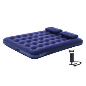 24032 Dimar Garden Full Size Camping Air Mattress Inflatable Bed With Pillow Include Hand Pump