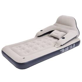27460 Dimar Garden Twin Size Air Mattress With Headboard And Pillows Blow Up Bed