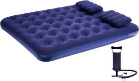 Dimar Garden 313110938980 Queen Size Camping Air Mattress Inflatable Bed With Pillow Include