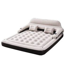 Dimar Garden B0drclffzh King Size Air Mattress Headboard And Pillows Inflatable Bed Blow