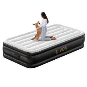 Divon 717023959702 Twin Air Mattress With Built In Pump 15 Inch High Blow Up Wave Patt Divon 717023959702 Twin Air Mattress With Built In Pump 15 Inch High Blow Up Wave Patt