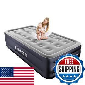Divon B0f678btk3 Twin Air Mattress Built In Pump Raised 2 Min Self Inflatable 18