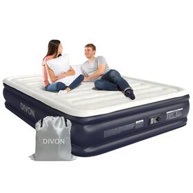 Dn10 Divon Air Mattress Queen With Built In Pump Blow Up 2 Mins Self-inflation/