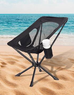 Od358 Docusvect Portable Chairs For Adults Foldable Fast Setup Small Folding Chair Black
