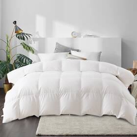 Dd2011 Domdec California King Goose Down Comforter - Heavyweight Duvet Insert For Cold Weat