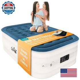 Dr. Air B0dys72gzg Dr. Full Mattress 18 Raised Inflatable Bed Built-in Pump Waterproof
