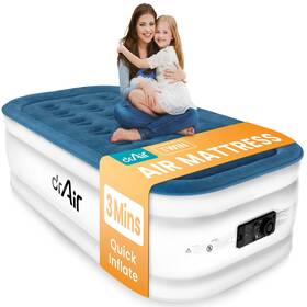 Dr. Air B0g1ckjmcw Dr. Twin Mattress Built-in Pump 18 Raised Blow Up 500 Lbs Max