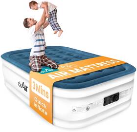 Dac-owf01 Dr. Air Full Mattress With Built-in Pump 18 Inch Raised Blow Up - 600 Lbs M