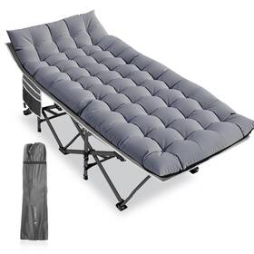 Drus-camp2 Drmois Camping Cots Oversized 32inch Width Portable Foldable Outdoor Bed For Adults