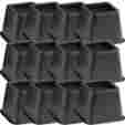 E74291 Rose Healthcare Llc New Set 12 4 Tall Bed Or Chair Risers Gives Additional Height To Furniture 841932171112